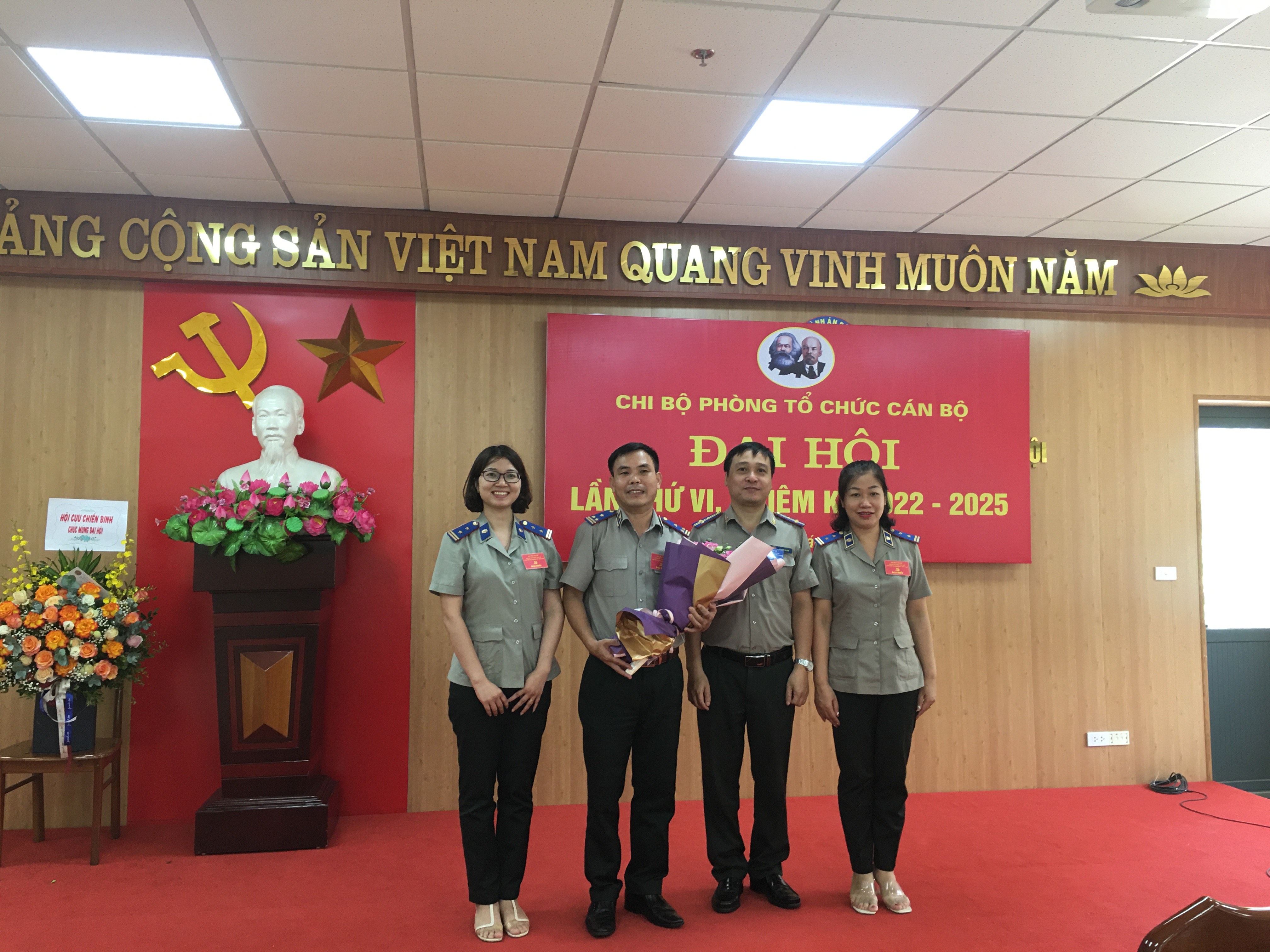 Chi bộ Phòng Tổ chức cán bộ tổ chức Đại hội Chi bộ nhiệm kỳ 2022-2025