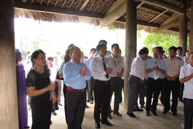 Cục Thi hành án dân sự thành phố Hà Nội tham dự lễ dâng hương, báo công Kỷ niệm 70 năm Ngày truyền thống và khai trương Nhà chờ Khu di tích Bộ Tư pháp