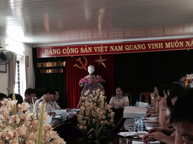 Cục Thi hành án dân sự công bố Dự thảo Kết luận kiểm tra Chi cục Thi hành án dân sự quận Hai Bà Trưng