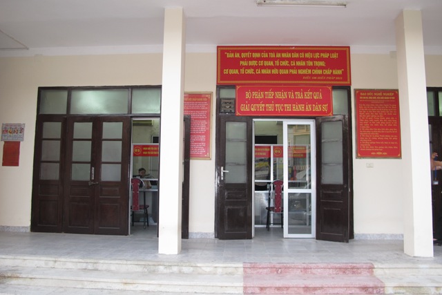 Hà Nội thực hiện thí điểm cơ chế một cửa và hỗ trợ trực tuyến  yêu cầu thi hành án