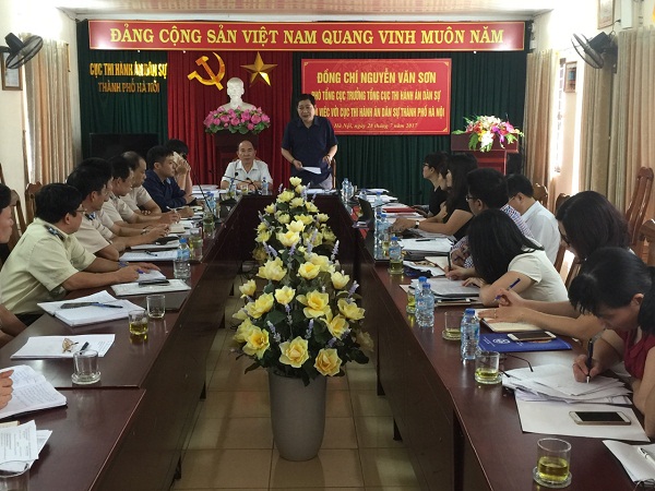 Tập trung chỉ đạo, điều hành theo hướng sâu sát, kiên quyết, hiệu quả trong công tác thi hành án dân sự