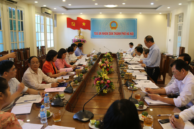 Ban pháp chế Hội đồng nhân dân Thành phố giám sát công tác thi hành án dân sự năm 2017