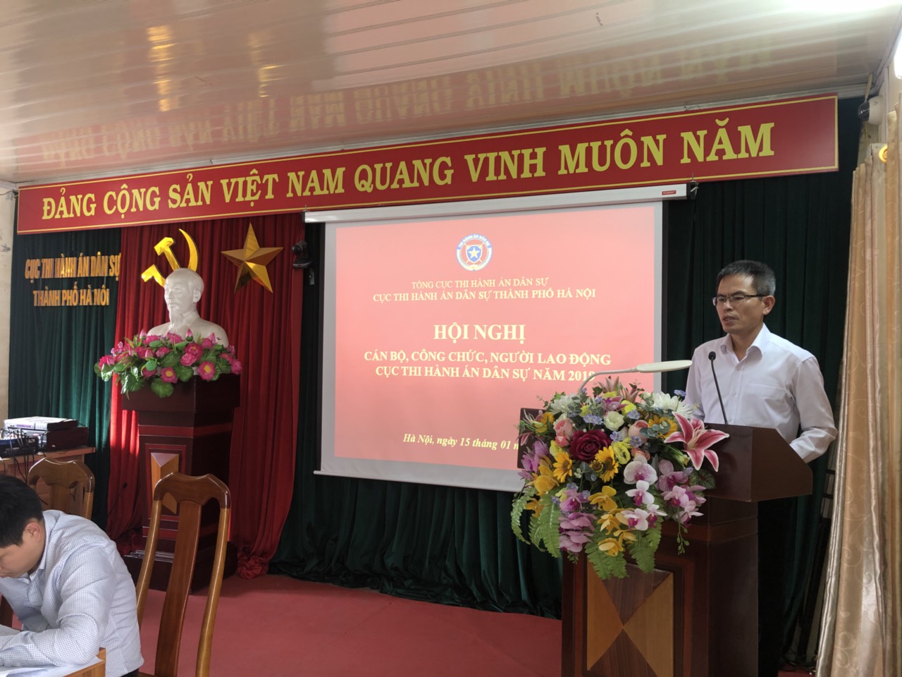 Cục Thi hành án dân sự thành phố Hà Nội tổ chức Hội nghị cán bộ, công chức năm 2020