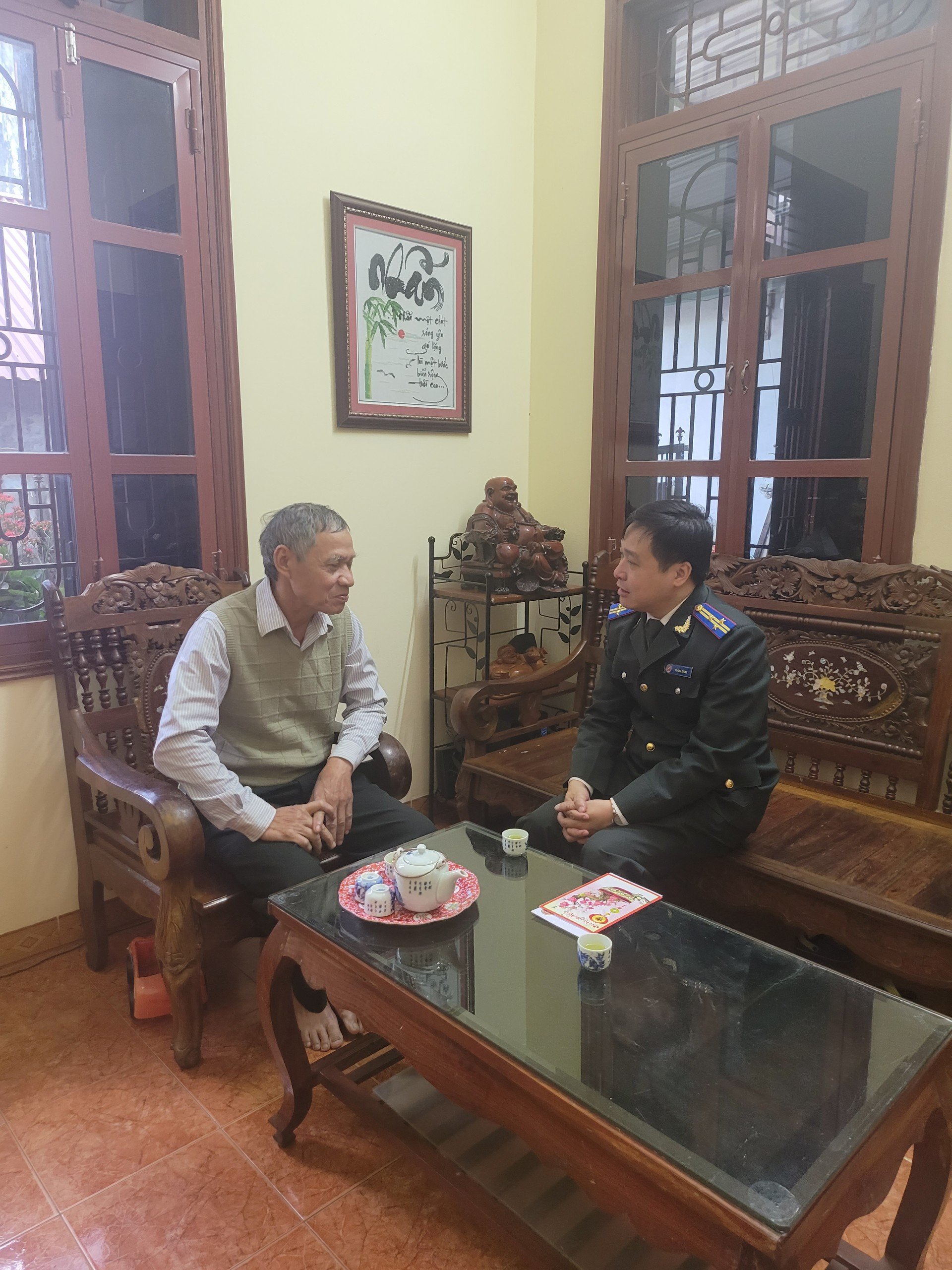 Thăm và chúc Tết Lãnh đạo Cục, Lãnh đạo Phòng chuyên môn thuộc Cục đã về hưu nhân dịp Tết Nguyên Đán Nhâm Dần 2022