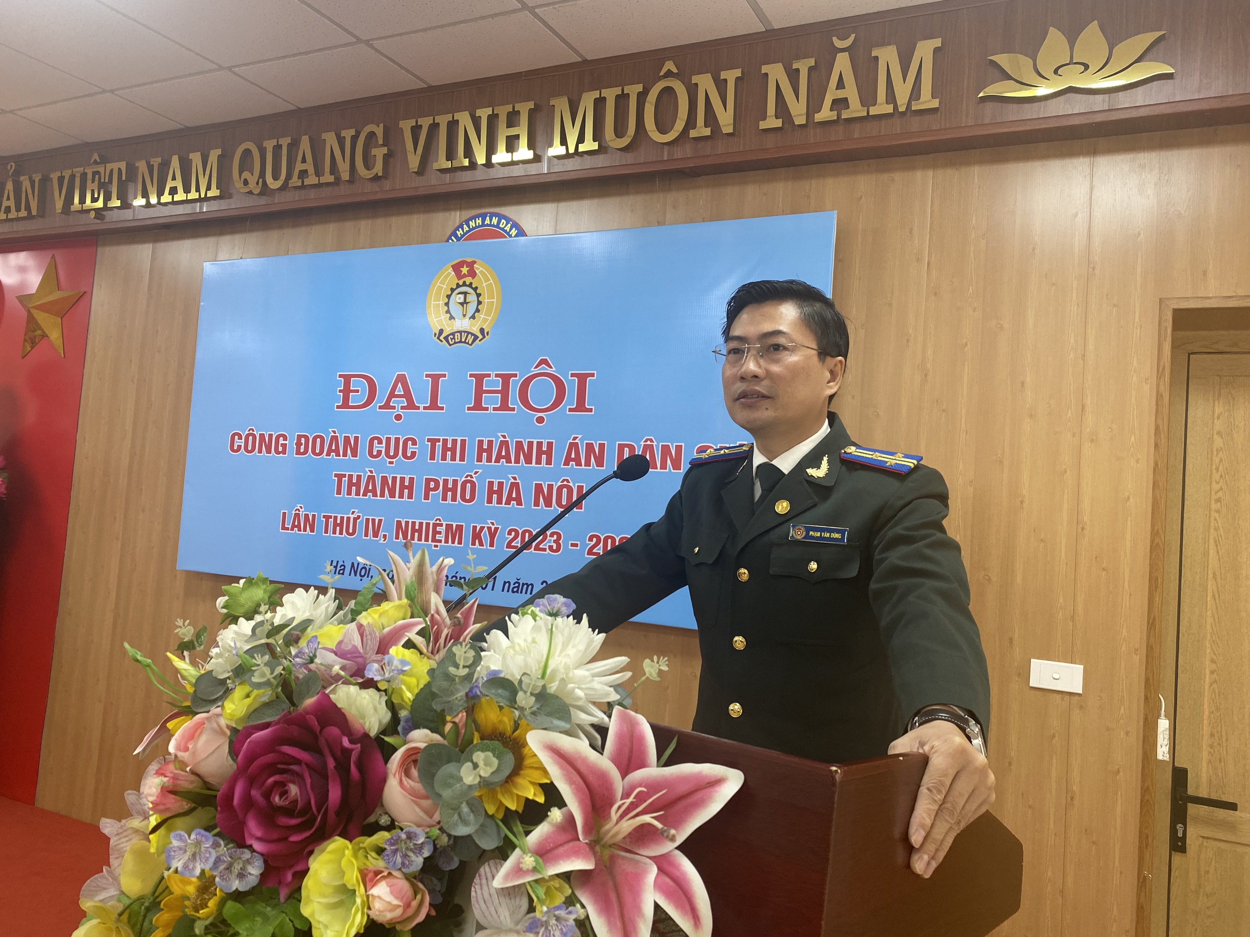 Đại hội Công đoàn Cục Thi hành án dân sự thành phố Hà Nội lần thứ IV, nhiệm kỳ 2023 - 2028