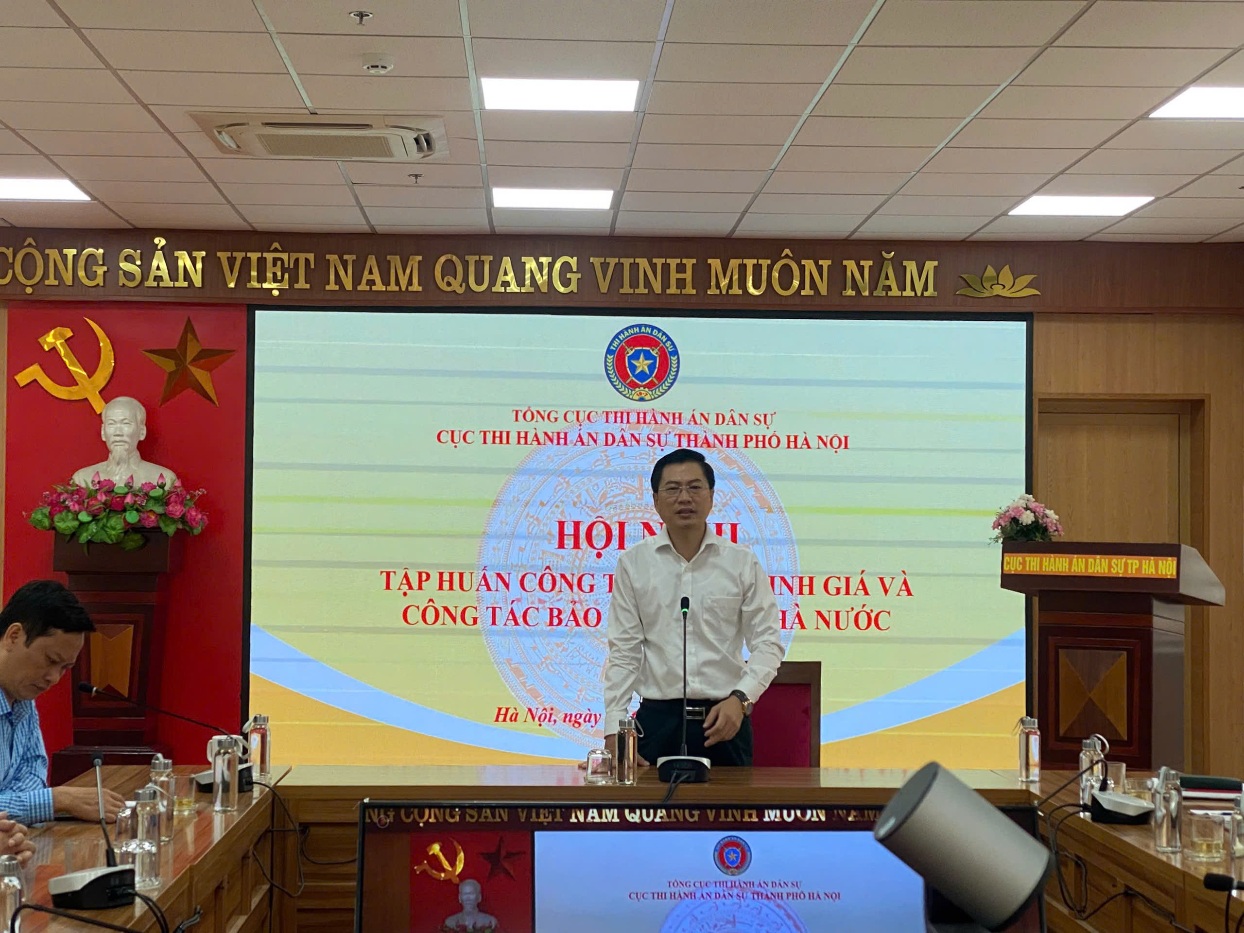 Cục THADS thành phố Hà Nội tổ chức Hội nghị tập huấn về  công tác Thẩm định giá và công tác Bảo vệ bí mật nhà nước