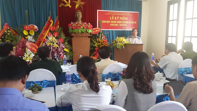 Chi cục Thi hành án dân sự huyện Chương Mỹ tổ chức Lễ kỷ niệm 70 năm Ngày truyền thống Thi hành án dân sự
