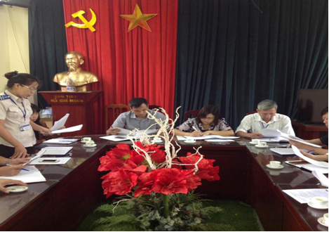 Ban pháp chế HĐND huyện giám sát hoạt động Chi cục Thi hành án dân sự huyện Hoài Đức