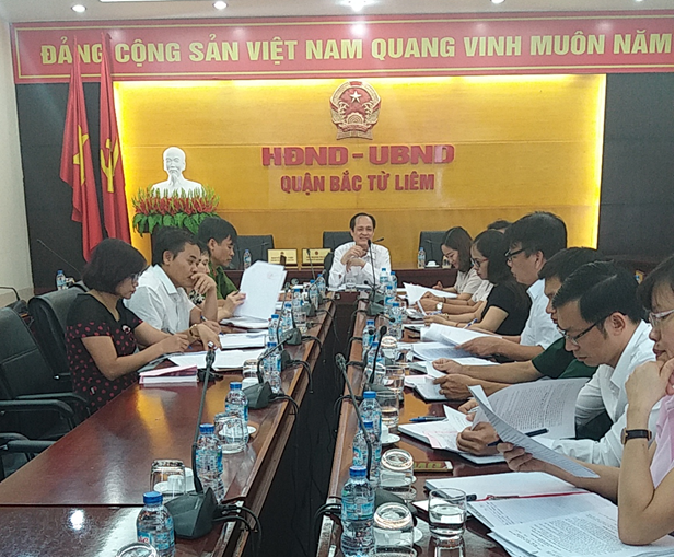 Hội nghị sơ kết công tác thi hành án dân sự 9 tháng đầu năm 2017 Chi cục THADS quận Bắc Từ Liêm