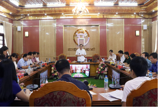 Ban Chỉ đạo THADS huyện Chương Mỹ họp đánh giá kết quả hoạt động 6 tháng đầu năm 2018