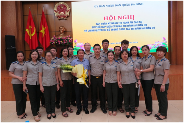 HỘI NGHỊ TẬP HUẤN KỸ NĂNG THI HÀNH ÁN DÂN SỰ SỰ PHỐI HỢP GIỮA CƠ QUAN THI HÀNH ÁN DÂN SỰ VÀ CHÍNH QUYỀN CƠ SỞ TRONG CÔNG TÁC THI HÀNH ÁN DÂN SỰ