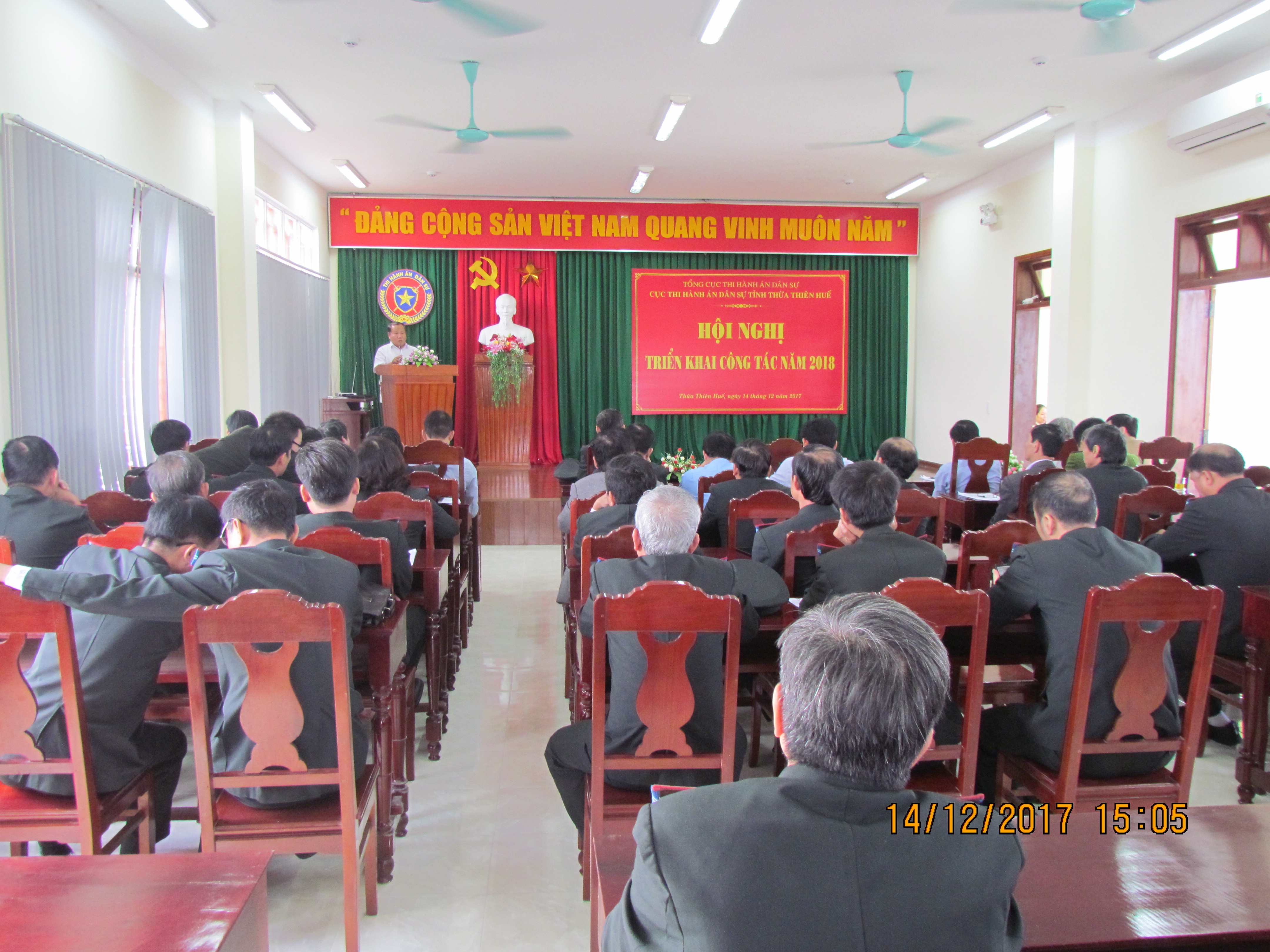 Cục Thi hành án dân sự tỉnh Thừa Thiên Huế triển khai xây dựng báo cáo Chính phủ về công tác thi hành án dân sự 2018