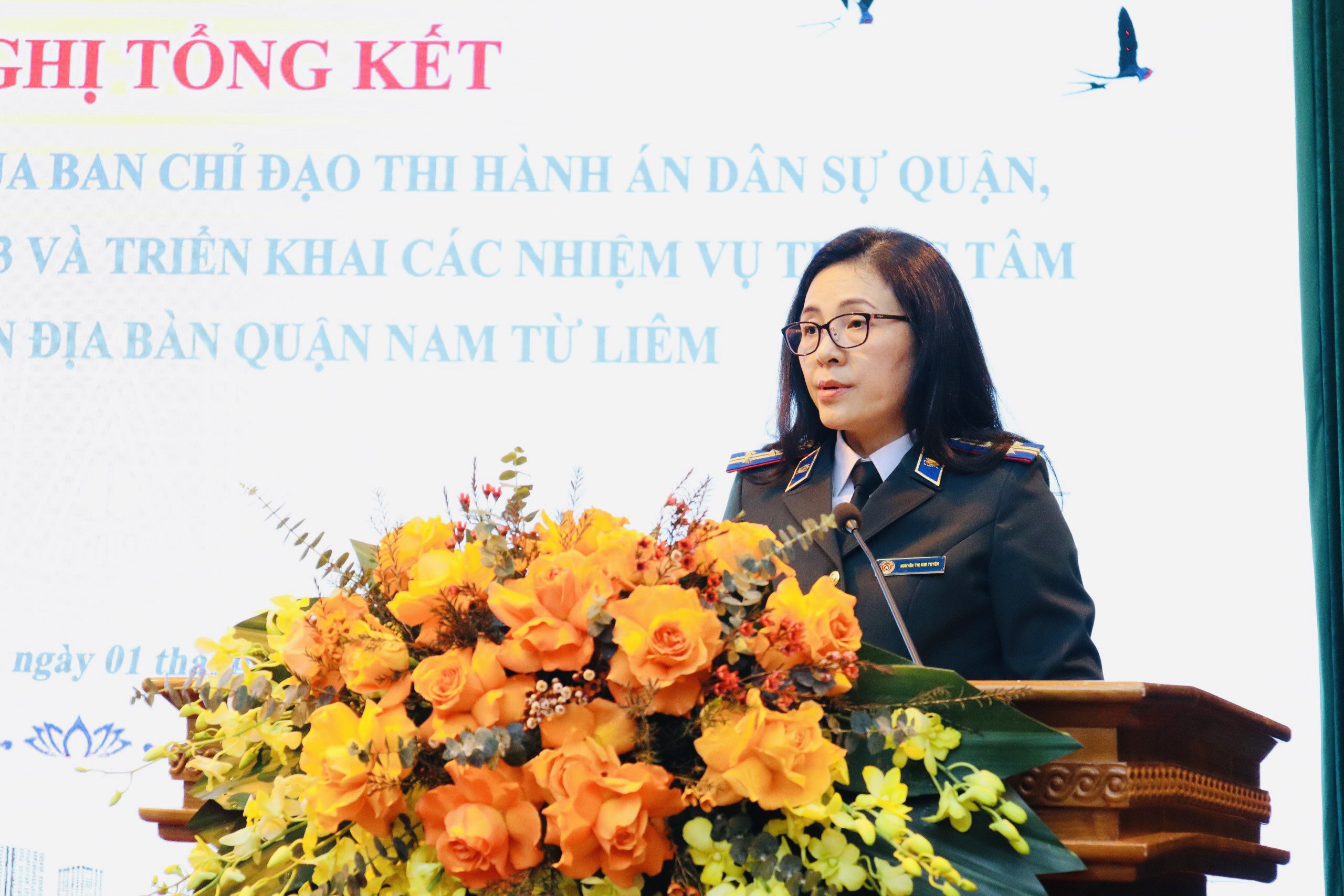 Hội nghị tổng kết Ban chỉ đạo Thi hành án dân sự quận Nam Từ Liêm năm 2023 và triển khai nhiệm vụ trọng tâm năm 2024