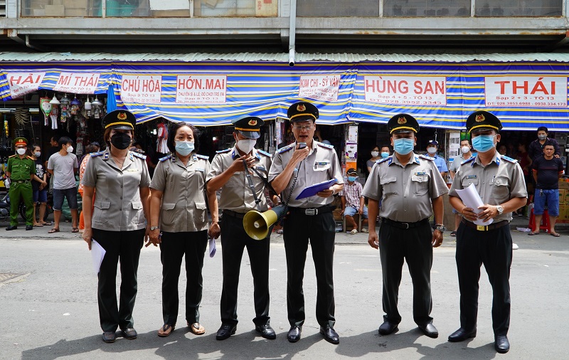 Chi cục THADS Quận 5: Cưỡng chế thành công vụ “Trả lại mặt bằng” giao cho người được thi hành án