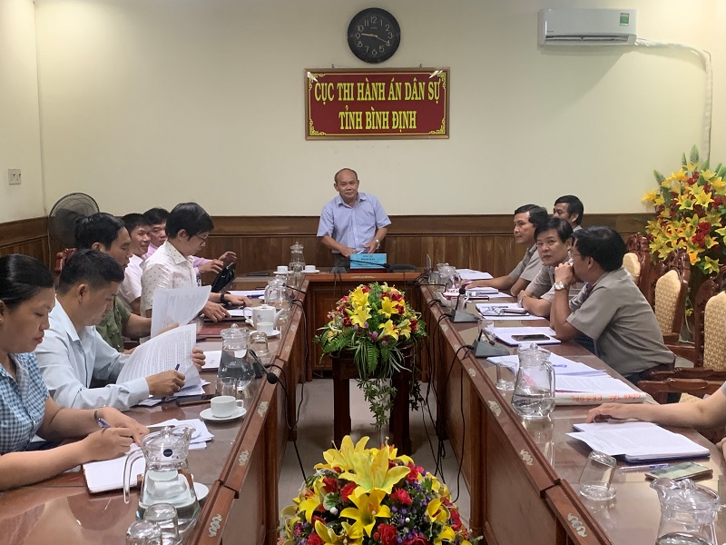 Bình Định: Hội đồng Phối hợp phổ biến giáo dục pháp luật tỉnh kiểm tra công tác phổ biến giáo dục pháp luật Cục THADS tỉnh