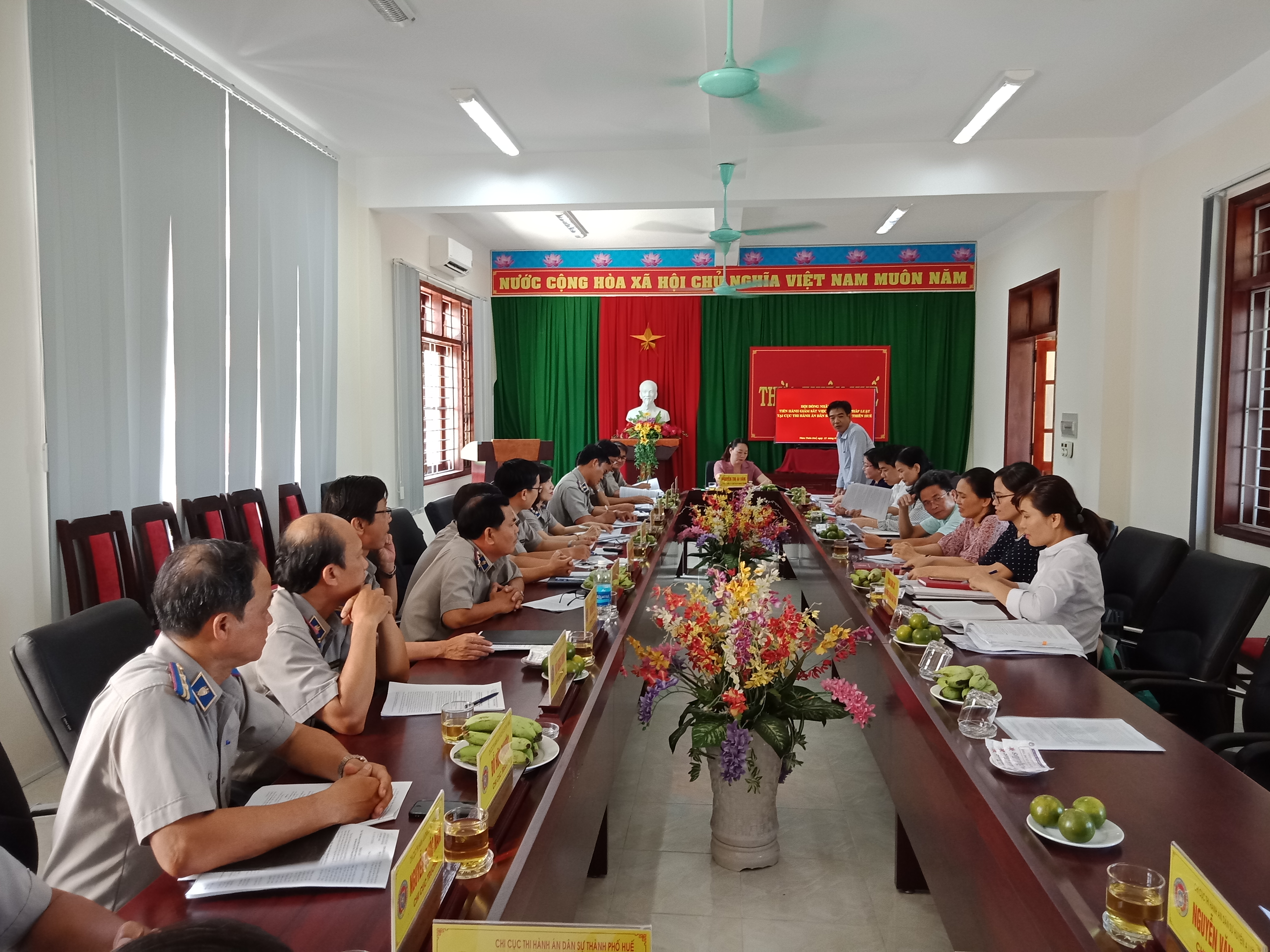 Giám sát việc chấp hành quy định của pháp luật trong công tác thi hành án dân sự trên địa bàn tỉnh (giai đoạn 2016-2018) tại Cục Thi hành án dân sự tỉnh Thừa Thiên Huế