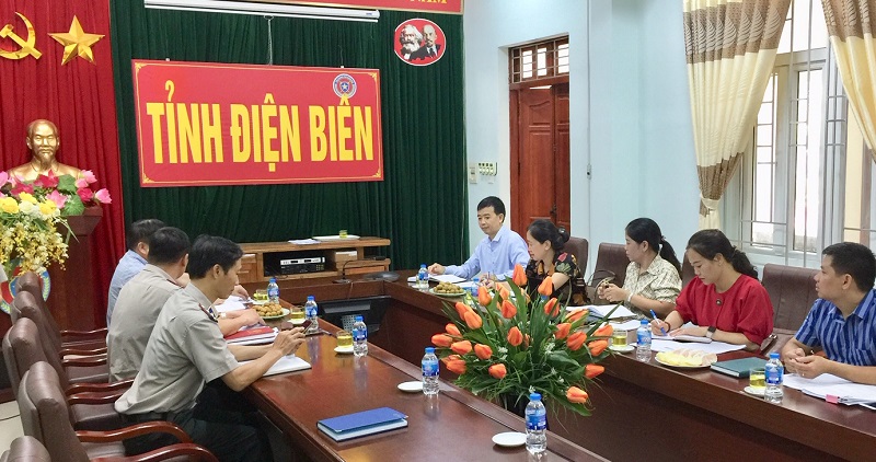 Đoàn kiểm tra số 01 của Khu vực thi đua Khối cơ quan Tư pháp các tỉnh Miền núi biên giới phía Bắc thực hiện kiểm tra công tác thi đua, khen thưởng năm 2022 tại Cục THADS tỉnh Điện Biên