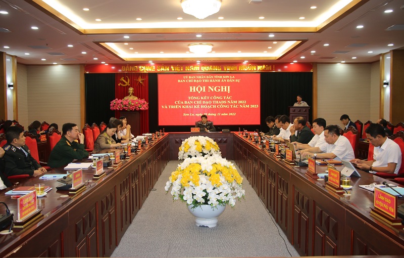 Sơn La tổng kết công tác Ban Chỉ đạo Thi hành án dân sự