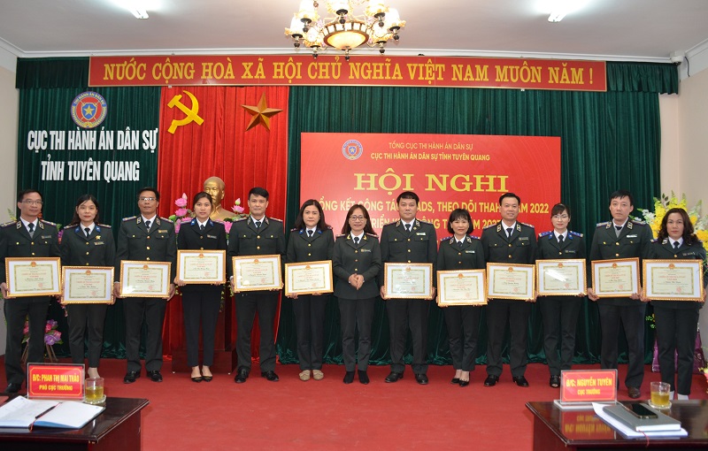 Cục THADS Tuyên Quang tổ chức Hội nghị triển khai công tác thi hành án dân sự, thi hành án hành chính năm 2023