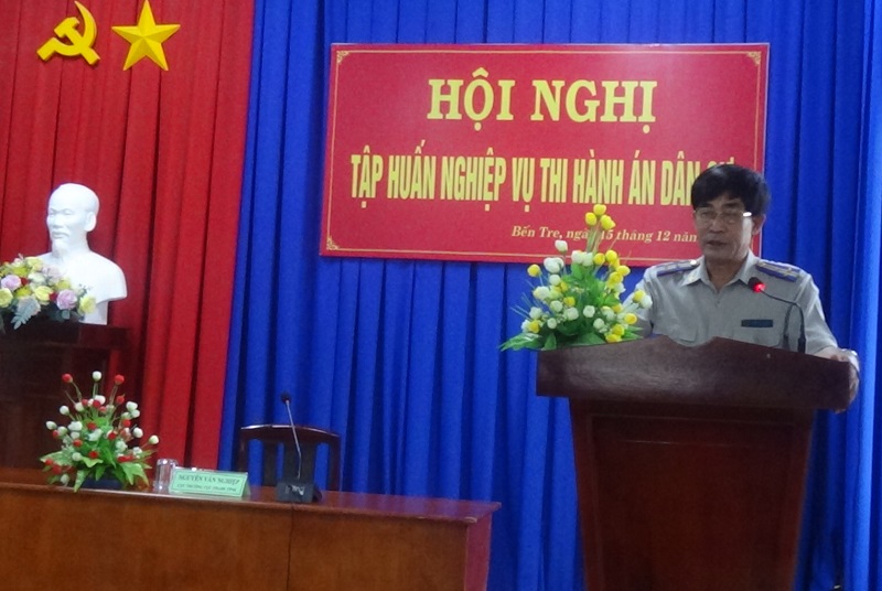 Cục Thi hành án dân sự tỉnh tổ chức tập huấn nghiệp vụ thi hành án dân sự