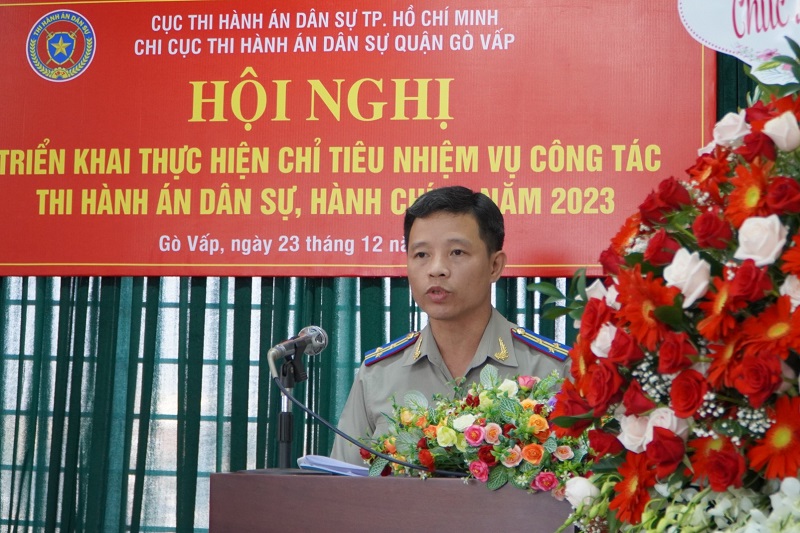 Thi hành án dân sự Gò Vấp hoàn thành xuất sắc nhiệm vụ được giao