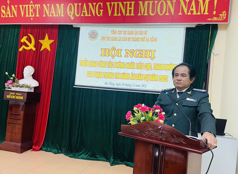 Đà Nẵng tổ chức Hội nghị triển khai công tác phòng, ngừa tiêu cực, tham nhũng, sai phạm trong thi hành án dân sự