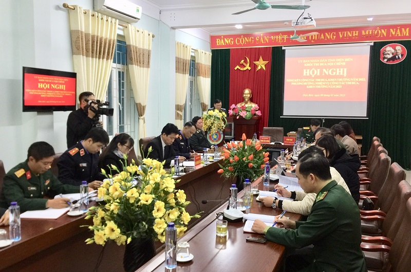Điện Biên - Khối thi đua nội chính tổng kết công tác thi đua, khen thưởng năm 2022 và phương hướng, nhiệm vụ năm 2023