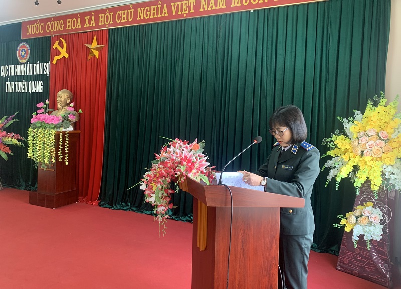 Cục Thi hành án dân sự - Công đoàn Cục Thi hành án dân sự tỉnh Tuyên Quang tổ chức Hội nghị cán bộ, công chức năm 2022