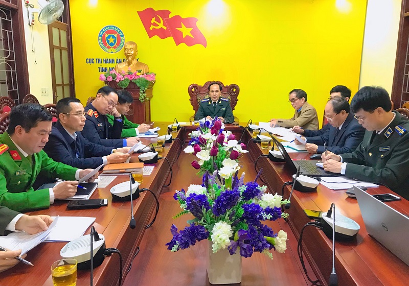 Cục Thi hành án dân sự tỉnh Nghệ An chủ động phối hợp liên ngành để giải quyết các vụ việc phức tạp, kéo dài