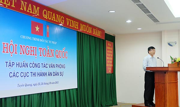Công tác văn phòng THADS cần làm tốt nhiệm vụ giúp lãnh đạo chỉ huy, tổ chức công việc cơ quan