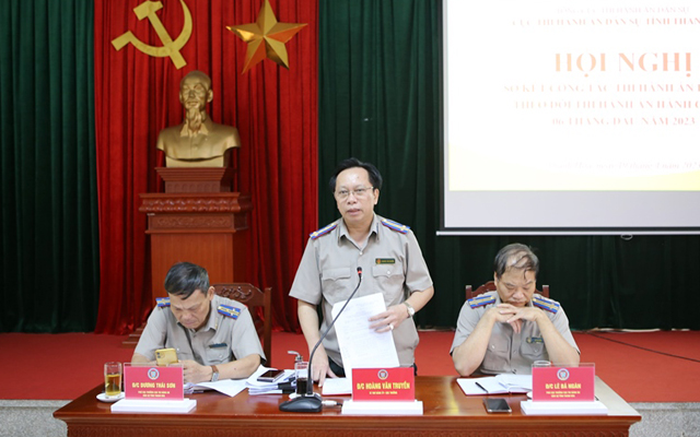 Cục THADS tỉnh Thanh Hoá tổ chức Hội nghị sơ kết công tác THADS, theo dõi THAHC 6 tháng đầu năm 2023