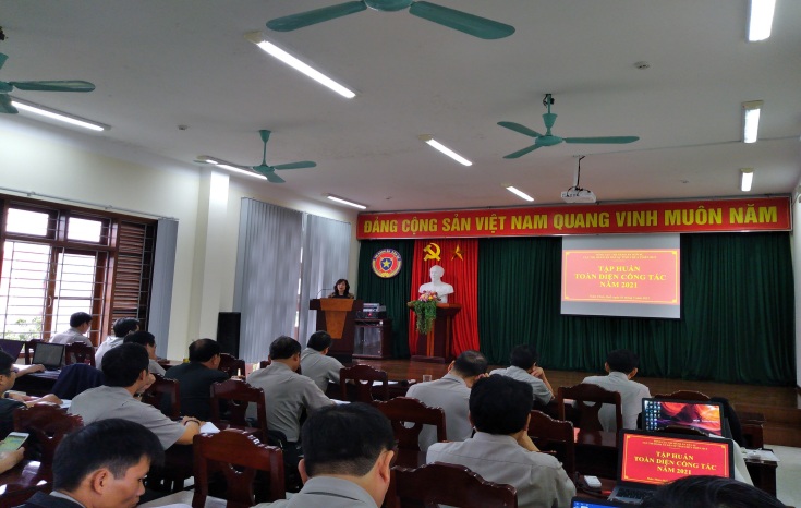 Hội nghị tập huấn toàn diện công tác năm 2021