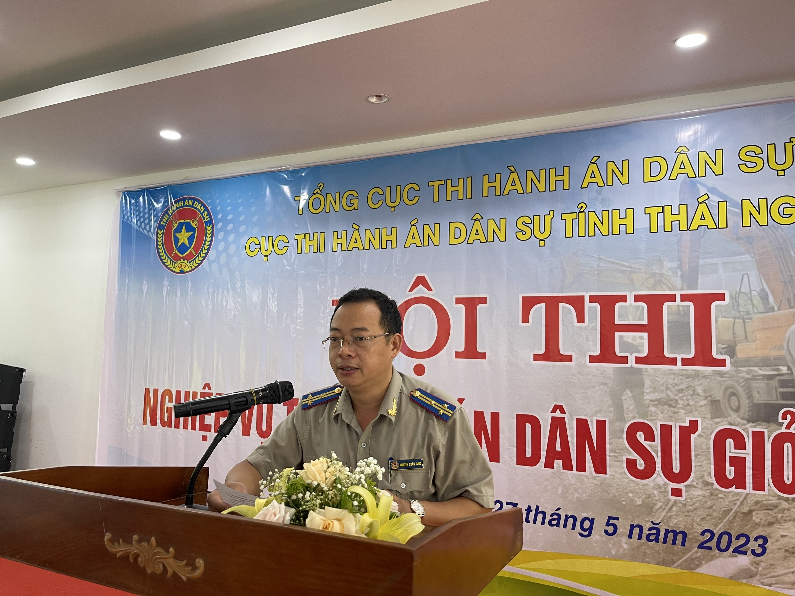 Thái Nguyên: tổ chức Hội thi Nghiệp vụ thi hành án giỏi