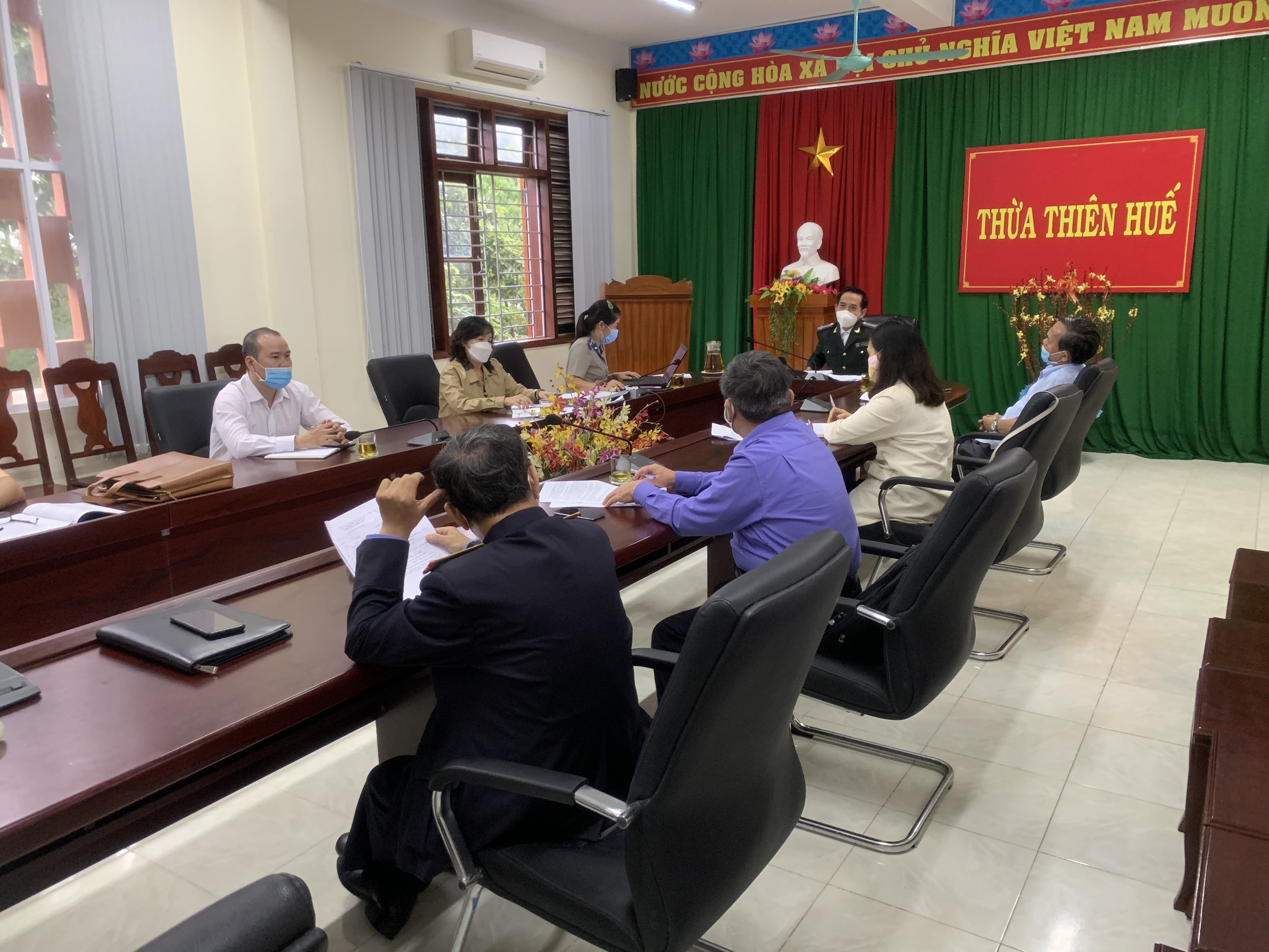 Họp liên ngành giải quyết vướng mắc trong quá trình tiếp nhận và xử lý vật chứng