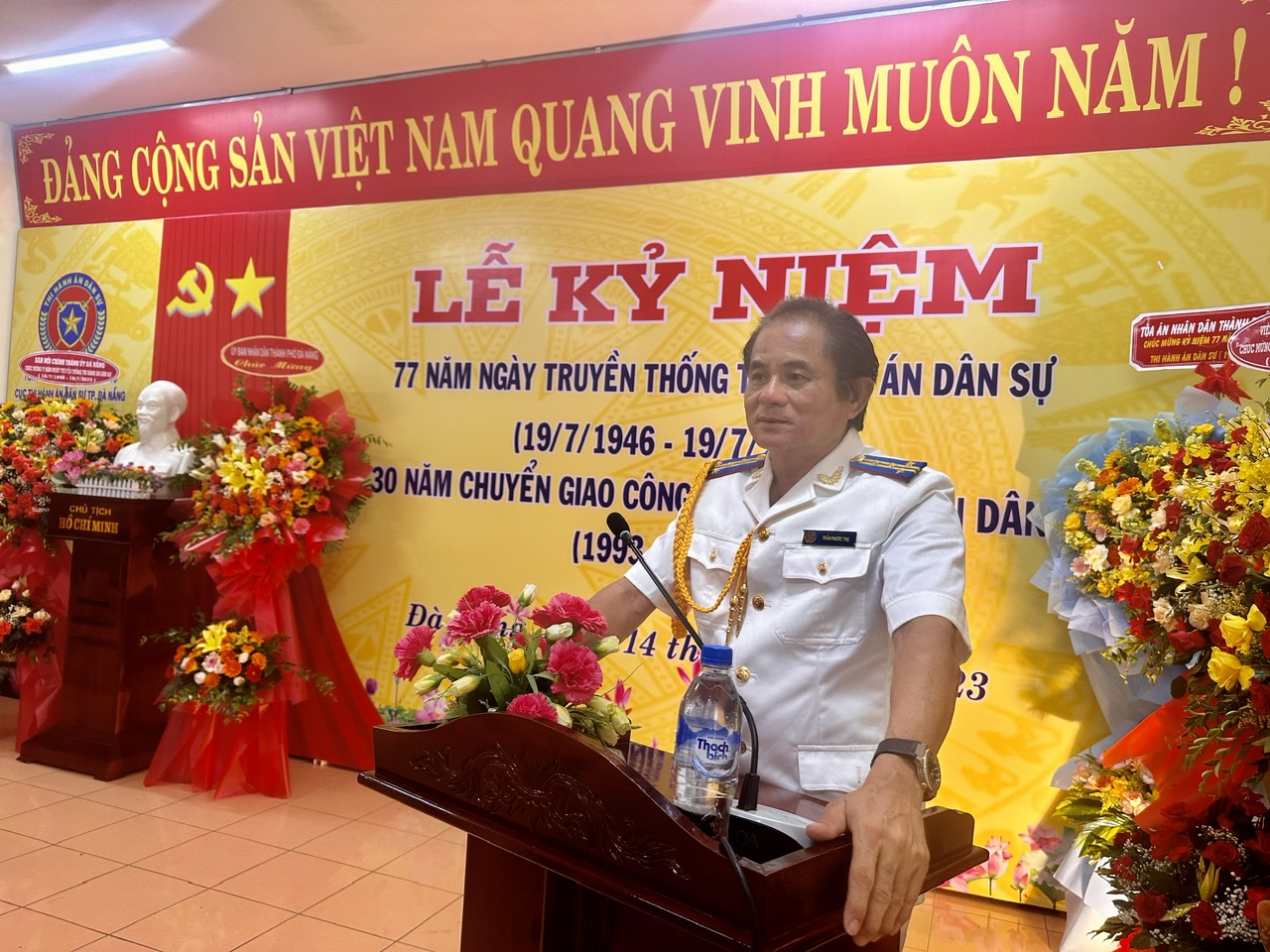 Đà Nẵng tổ chức Lễ kỷ niệm 77 năm Ngày truyền thống thi hành án dân sự (19/7/1946 – 19/7/2023) và 30 năm chuyển giao công tác thi hành án dân sự (1993-2023)