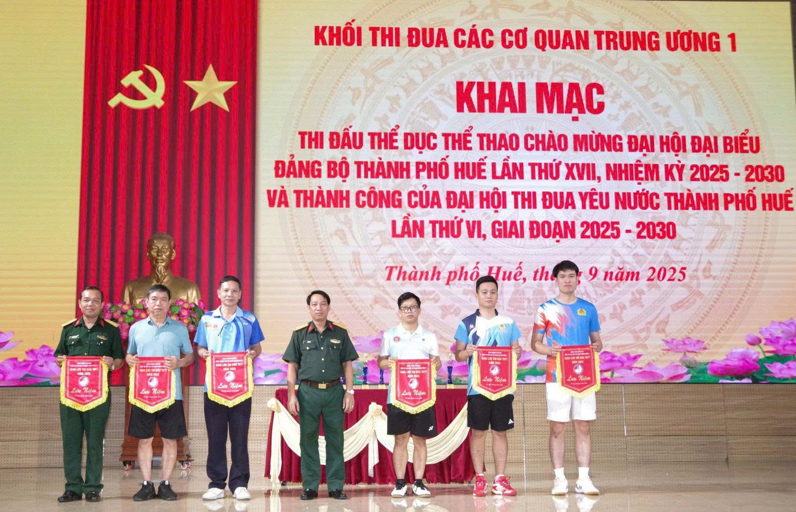 THADS THÀNH PHỐ HUẾ THAM GIA GIẢI THI ĐẤU THỂ DỤC THỂ THAO KHỐI THI ĐUA CÁC CƠ QUAN TRUNG ƯƠNG 1