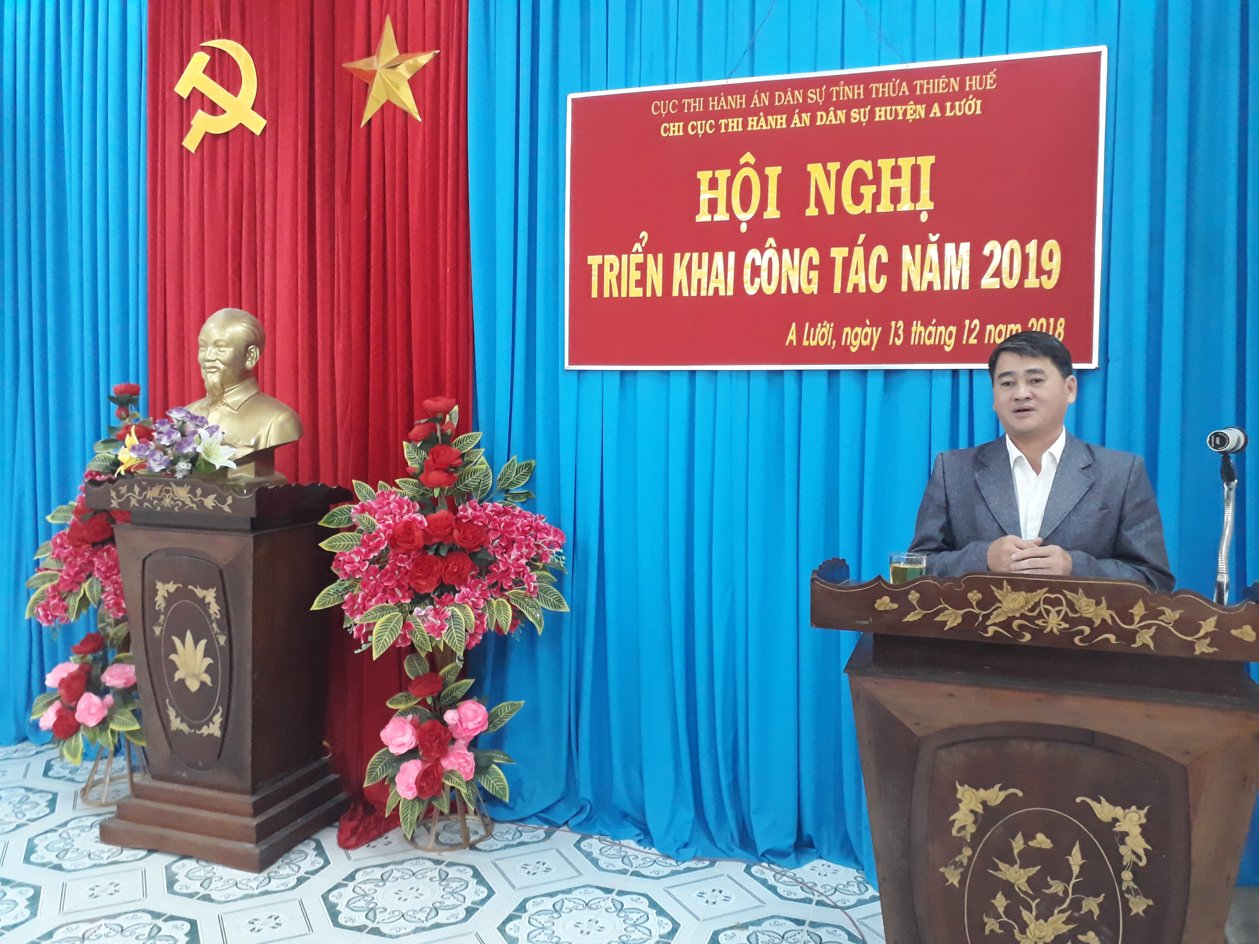 Chi cục Thi hành án dân sự huyện A Lưới tổ chức Hội nghị triển khai công tác thi hành án dân sự, hành chính năm 2019