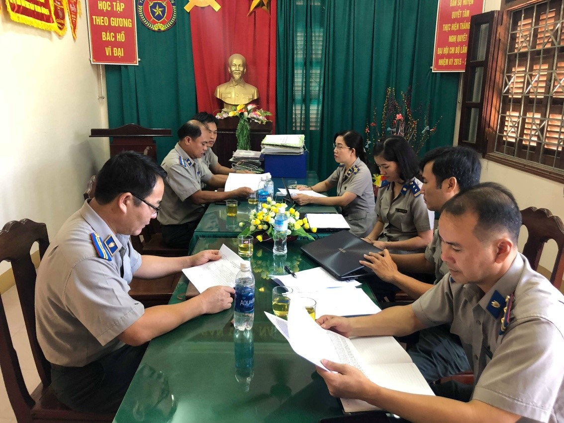 Cục Thi hành án dân sự tỉnh Thừa Thiên Huế kiểm tra chuyên đề về thực hiện Quy trình tổ chức thi hành án Chi cục Thi hành án dân sự huyện Nam Đông