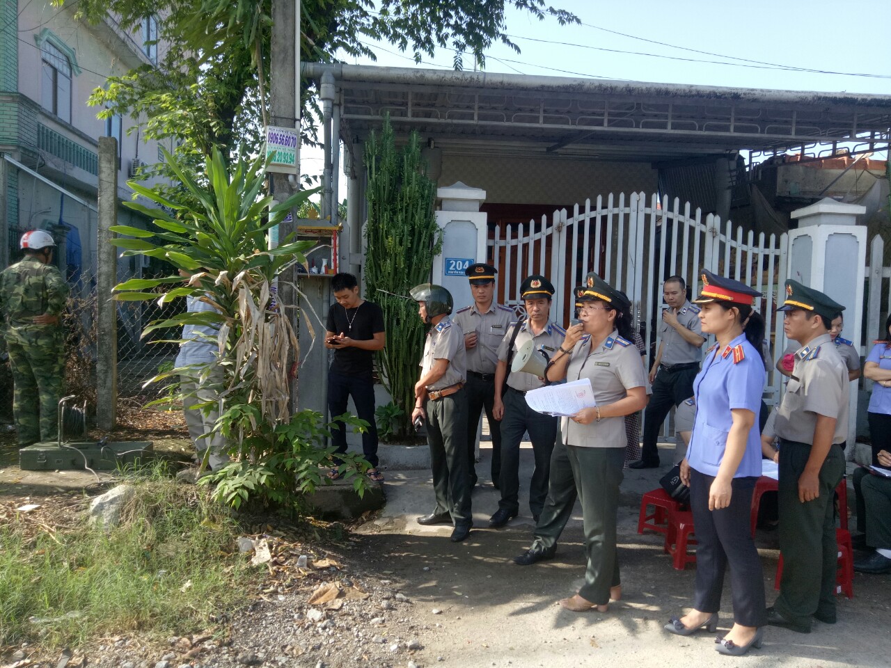 Cưỡng chế chuyển giao quyền sử dụng đất tại phường Hương Sơ, thành phố Huế