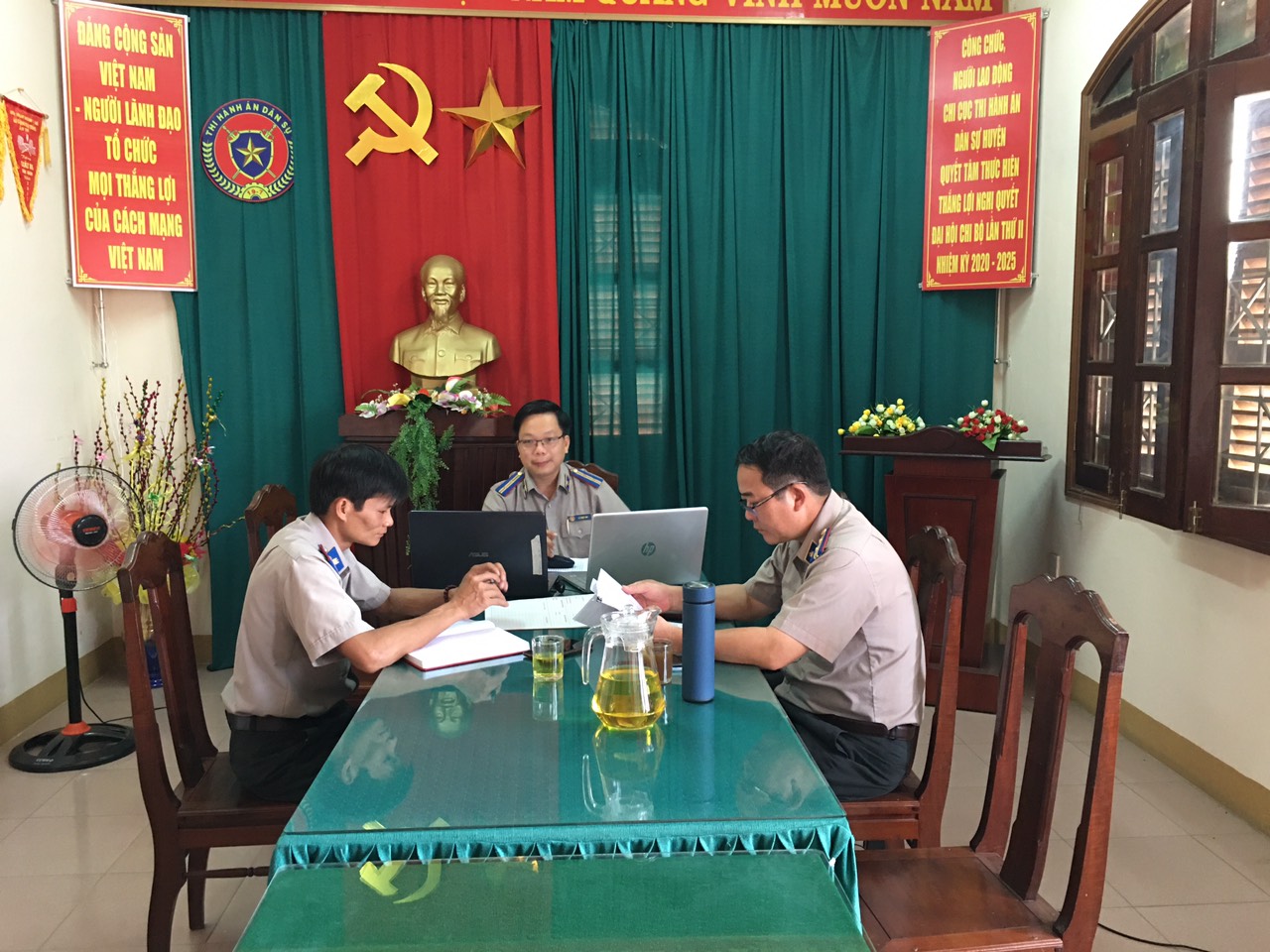 HOẠT ĐỘNG PHỐI HỢP CÔNG TÁC  CỦA CHI CỤC THADS HUYỆN PHÚ LỘC – NAM ĐÔNG – A LƯỚI