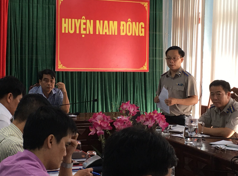 Họp Ban chỉ đạo Thi hành án dân sự huyện Nam Đông