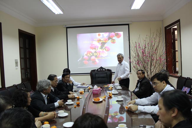 Tổng cục Thi hành án dân sự tổ chức gặp mặt cán bộ hưu trí xuân Quý Ty.̣