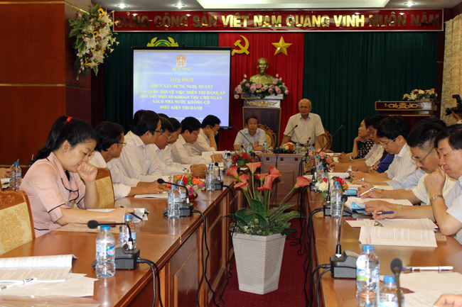 Tọa đàm góp ý xây dựng Nghị quyết của Quốc hội về việc miễn thi hành án đối với một số khoản thu cho ngân sách nhà nước không có điều kiện thi hành