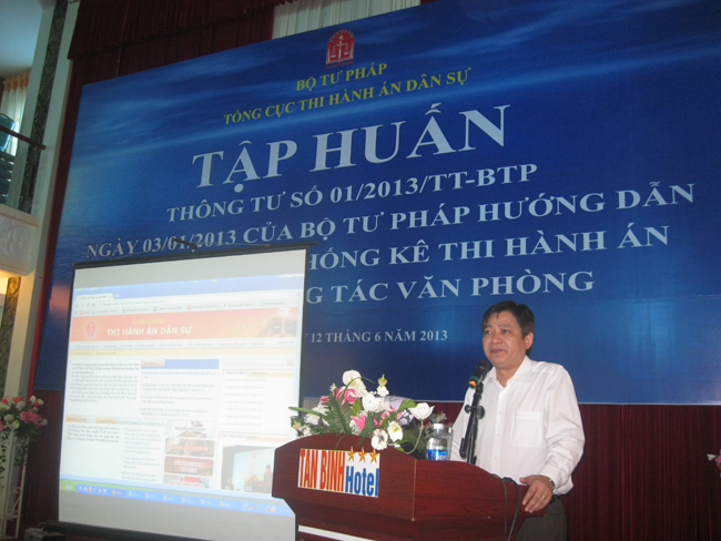 Phó Tổng cục trưởng Tổng cục Thi hành án dân sự Nguyễn Văn Sơn: “Thi hành án dân sự các địa phương phải dốc sức hoàn thành chỉ tiêu được giao”