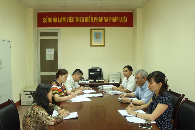 Lãnh đạo Tổng cục Thi hành án dân sự tiếp công dân tại trụ sở tiếp công dân của Bộ Tư pháp khiếu nại về Thi hành án dân sự.