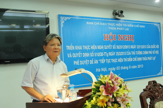 Triển khai Nghị quyết 36 của Quốc Hội về tiếp tục thực hiện thí điểm chế định Thừa phát lại.