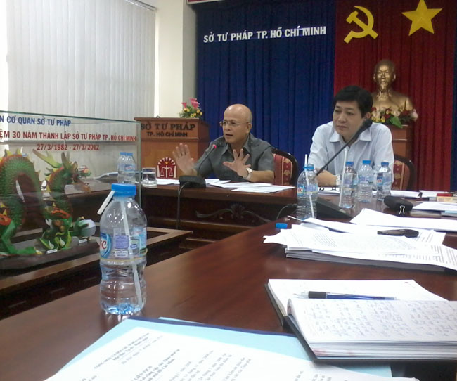 Tổ chức lấy ý kiến đối với Dự thảo 03 Thông tư sửa đổi bổ sung 03 Thông tư liên tịch hướng dẫn thực hiện thí điểm chế định Thừa phát lại.