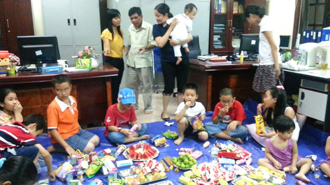 “Vui tết trung thu” cùng con em cán bộ, công chức của Vụ Giải quyết khiếu nại – tố cáo.