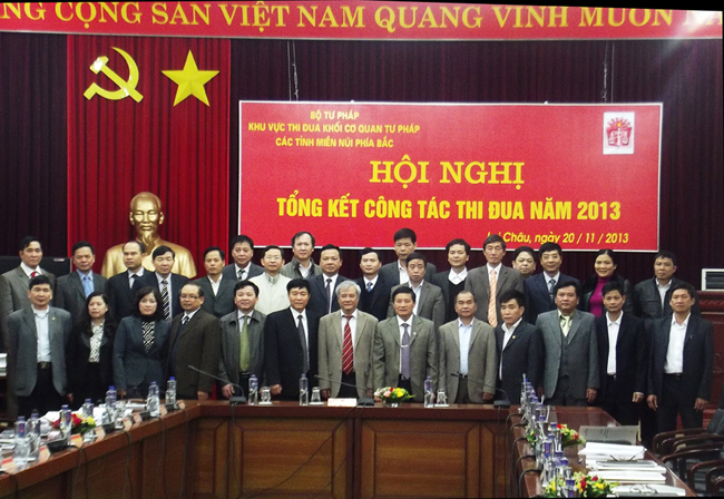 Tổng Cục trưởng Hoàng Sỹ Thành dự Hội nghị Tổng kết thi đua năm 2013 Khối các cơ quan Tư pháp Khu vực các tỉnh Miền núi phía Bắc