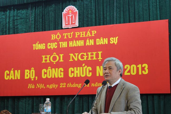 Hội nghị cán bộ, công chức cơ quan Tổng cục Thi hành án dân sự năm 2013